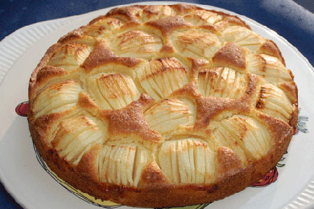 Schnelle und einfache Kuchenrezepte mit Äpfeln auf Rührteig