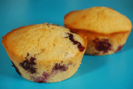 Blaubeer-Muffin - Muffins mit Blaubeeren oder Heidelbeeren